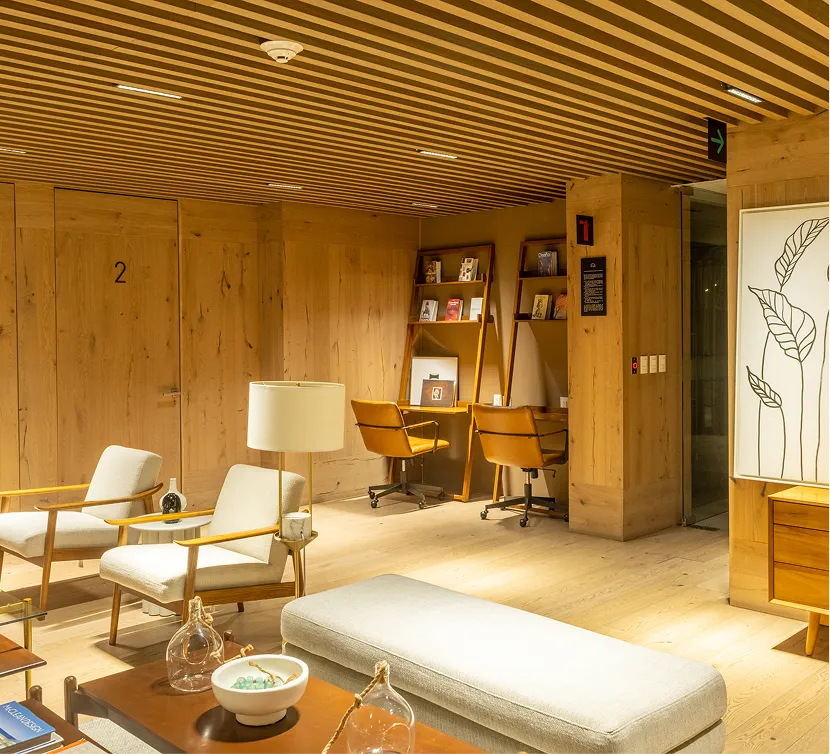 Lobby y espacios de servicio con concierge