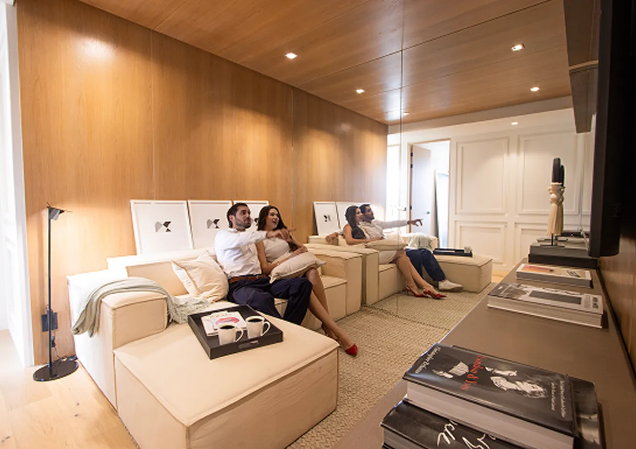 Sala de departamento con entrega inmediata en Torre 1