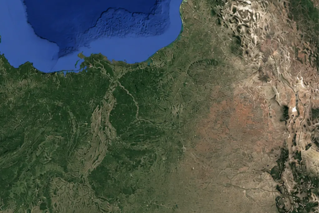 Mapa con el estado de cada familiar