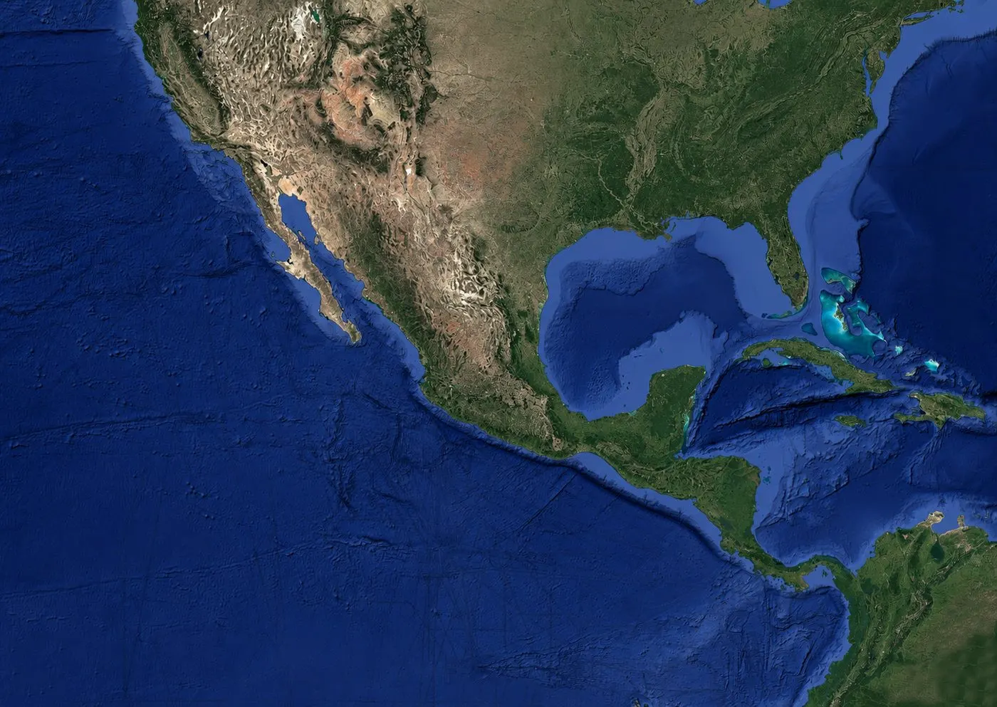 Mapa con los sismos recientes de la zona
