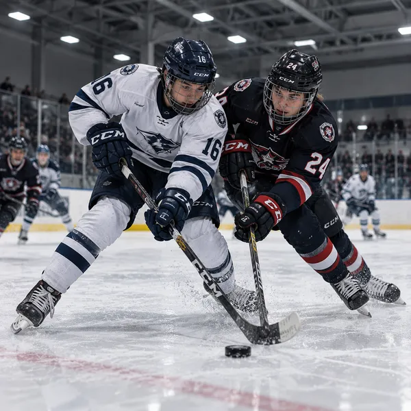 Player skating with the puck