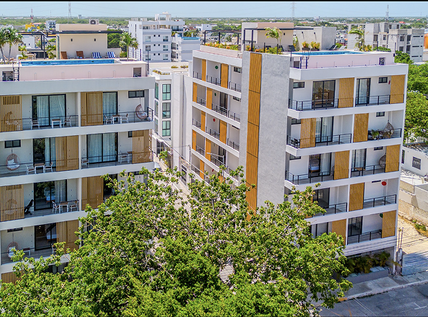 Fachada de Levitat Playa del Carmen