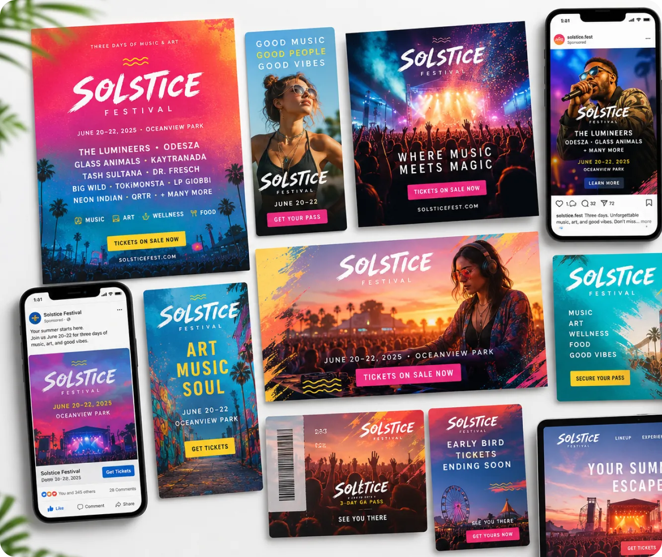 Brand, ads and social content for your event business